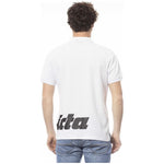 Invicta White Cotton Men Polo Shirt IN-24056-S