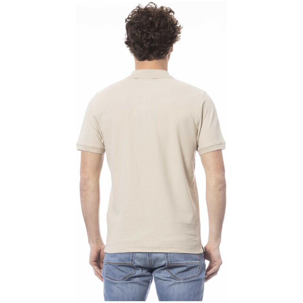 Invicta Beige Cotton Men Polo Shirt IN-24050-S