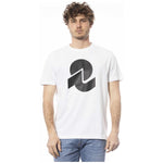 Invicta White Cotton Men T-Shirt IN-24027-S