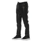 Trussardi Black Lamb Leather Men Trouser TR-24082-IT44 | XS