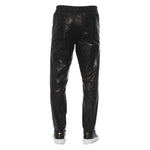 Trussardi Black Lamb Leather Men Trouser TR-24082-IT44 | XS