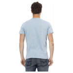 Trussardi Action Light Blue Cotton Men T-Shirt TR-24181-S