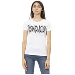 Trussardi Action White Cotton Women T-Shirt TR-24164-XS