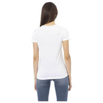 Trussardi Action White Cotton Women T-Shirt TR-24164-XS
