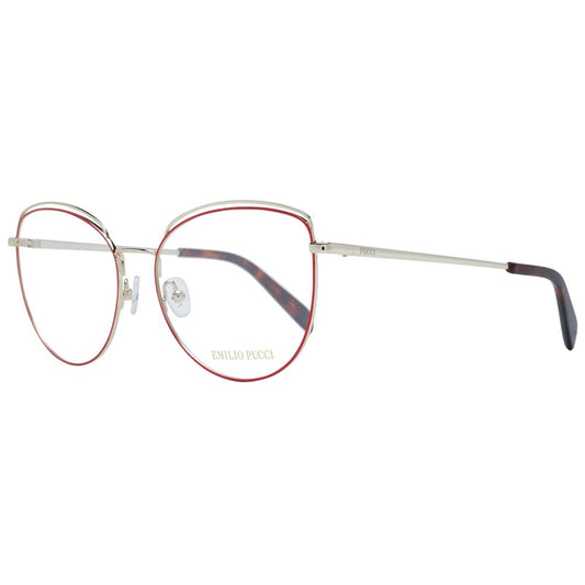 Emilio Pucci Red Women Glasses Frame