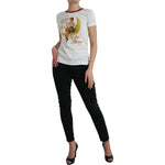 Dolce & Gabbana White Bring Me To The Moon T-shirt Top TSH84521-38
