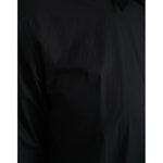 Dolce & Gabbana Navy Blue Cotton Collared Formal Dress Shirt TSH84685-39