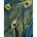 Dolce & Gabbana Green Peacock Feather Pullover Sweater TSH851899-52