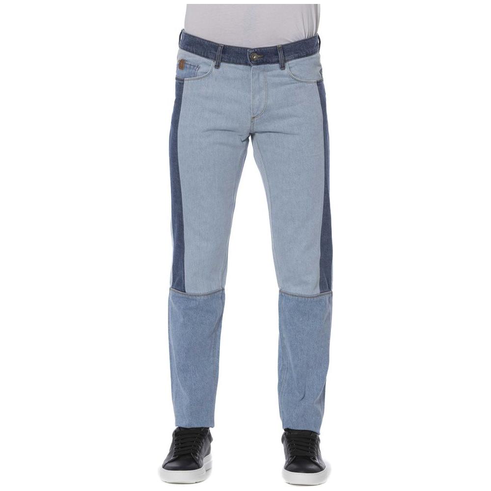 Trussardi Jeans Blue Cotton Men Jeans TR-24104-W32