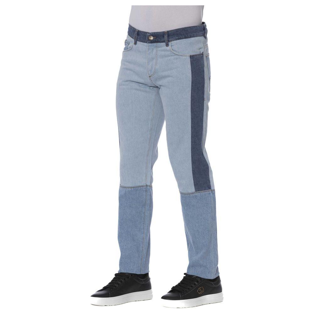 Trussardi Jeans Blue Cotton Men Jeans TR-24104-W32