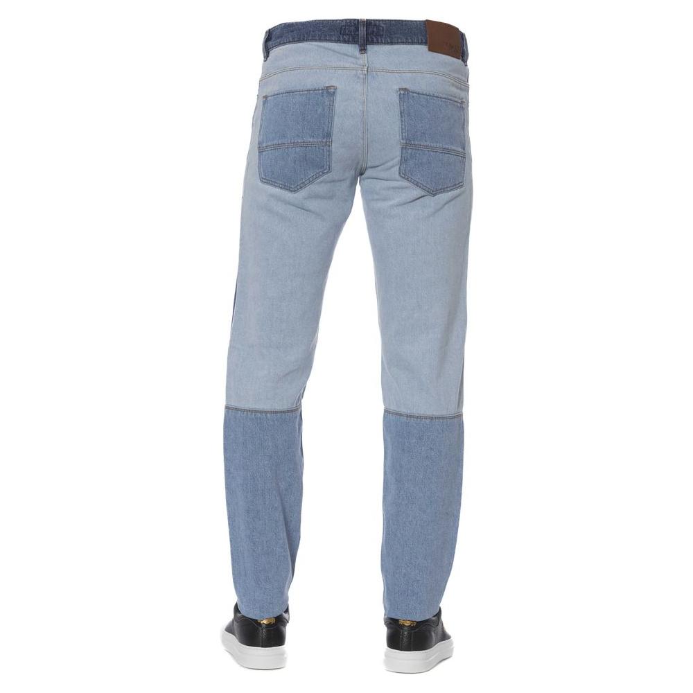 Trussardi Jeans Blue Cotton Men Jeans TR-24104-W32