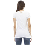 Just Cavalli White Cotton Women Top JU-24217-S