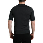 Dolce & Gabbana Dark Gray Crew Neck Short Sleeves T-shirt TSH84602-44