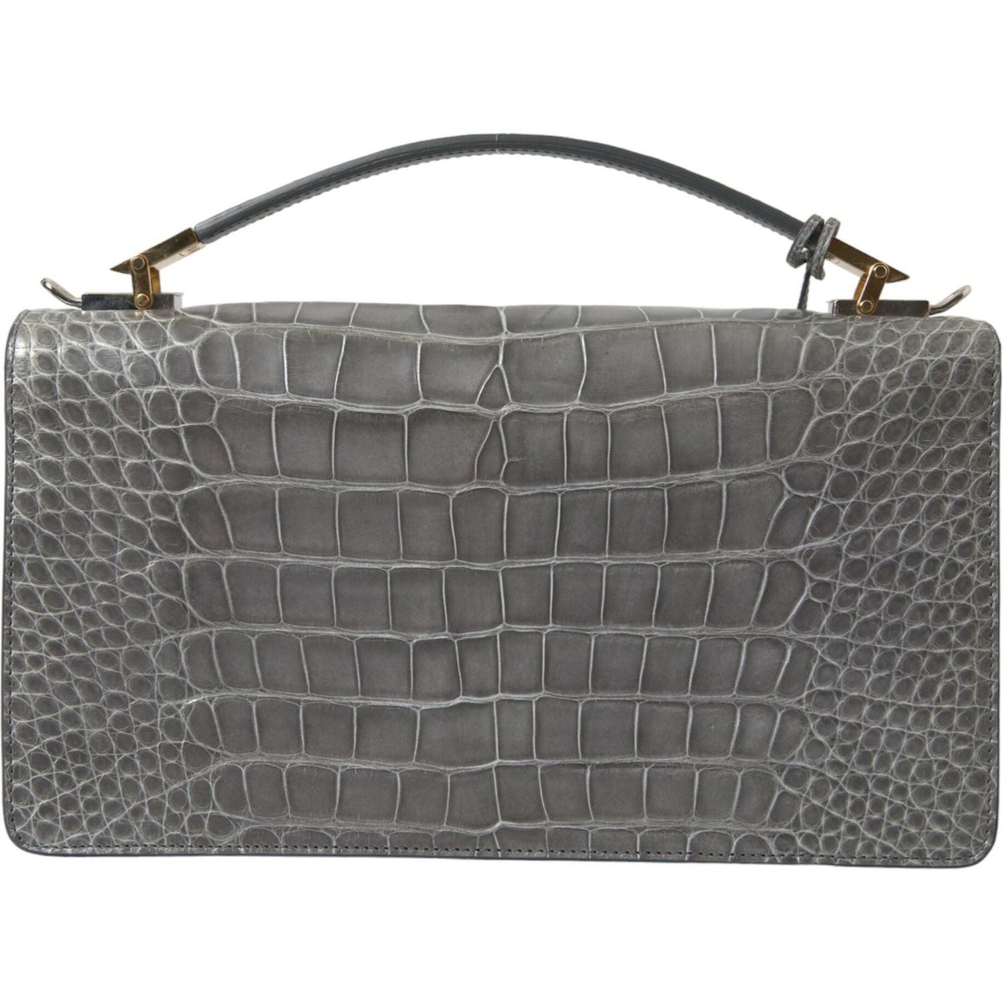 Balenciaga Gray Exotic Leather Medium Shoulder Hand Purse Bag BAG1170
