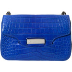 Balenciaga Blue Exotic Leather Neo Classic Purse Shoulder Handbag Bag BAG1168