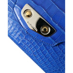 Balenciaga Blue Exotic Leather Neo Classic Purse Shoulder Handbag Bag BAG1168