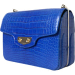 Balenciaga Blue Exotic Leather Neo Classic Small Shoulder Bag BAG1176