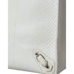Balenciaga White Yellow Exotic Skin Leather Shopping Tote PAPIER Bag BAG1180
