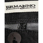 Ermanno Scervino Black Slim Jeans Denim Pants Skinny Leg Stretch SIG12451-1