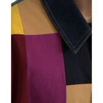 Dolce & Gabbana Multicolor Patchwork Cotton Collared Jacket JKT3841-48