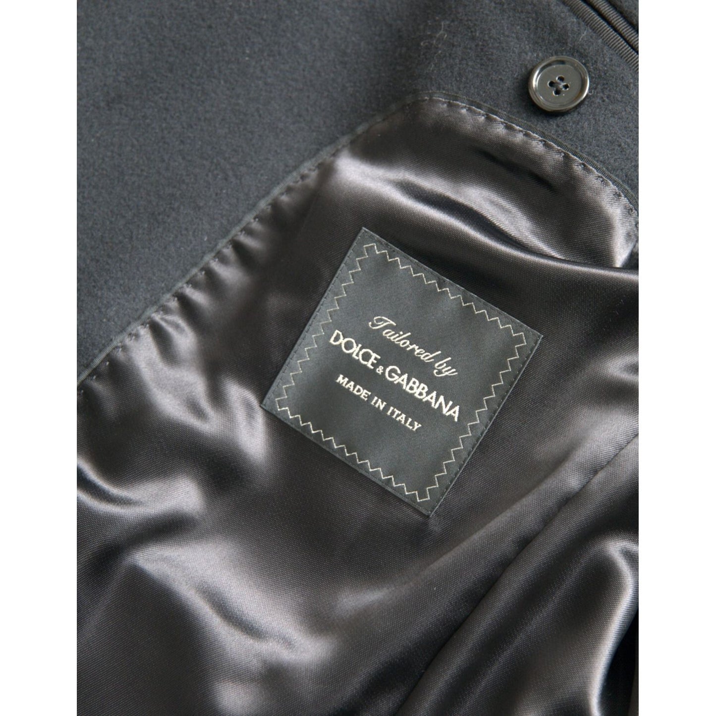 Dolce & Gabbana Black Single Breasted Trench Coat Jacket JKT3858-46