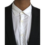 Dolce & Gabbana Black MARTINI Slim Fit Jacket Coat Blazer JKT4057-48