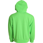 Dolce & Gabbana Neon Green Hooded Full Zip Top Sweater TSH851989-44