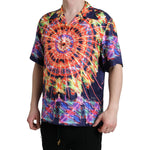 Dolce & Gabbana Multicolor Luminarie Silk Casual Shirt TSH84706-40