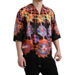 Dolce & Gabbana Multicolor Luminarie Print Cotton T-shirt TSH84707-40