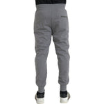 Dolce & Gabbana Gray Cotton Jogger Skinny Sweatpants Pants PAN75058#-48