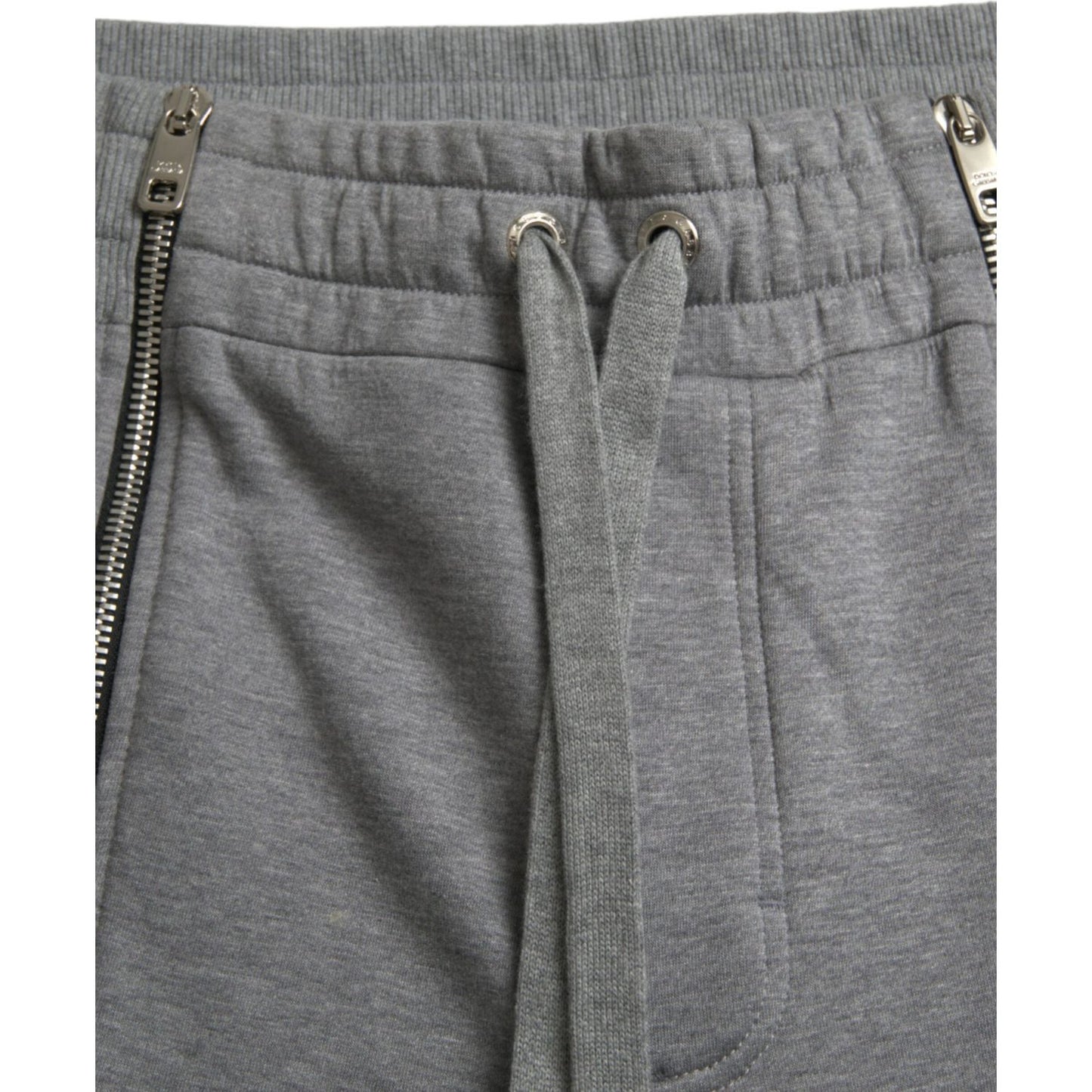 Dolce & Gabbana Gray Cotton Jogger Skinny Sweatpants Pants PAN75058#-48