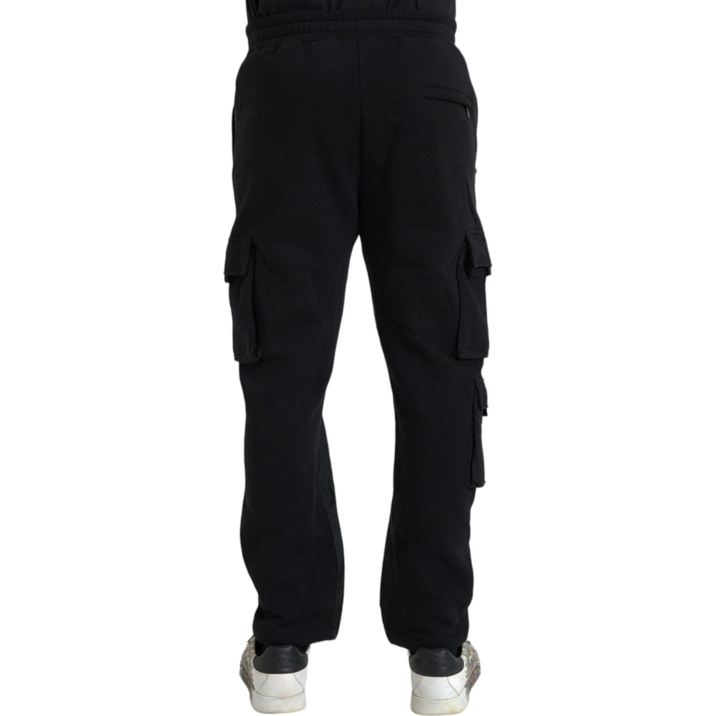 Dolce & Gabbana Black Cotton Blend Skinny Pants PAN75059#-48