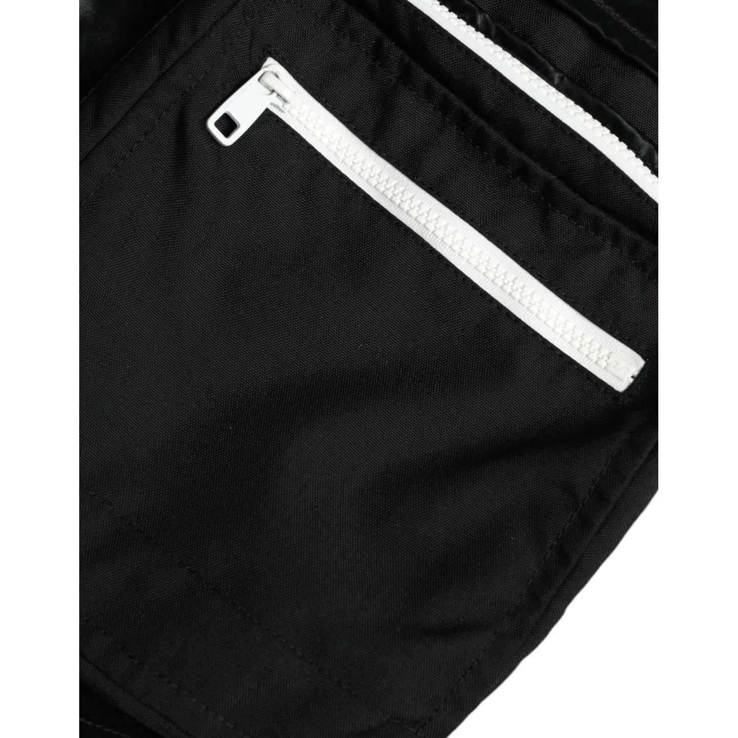Dolce & Gabbana Black Nylon Cargo Jogger Men Sweatpants Pants PAN75072-48