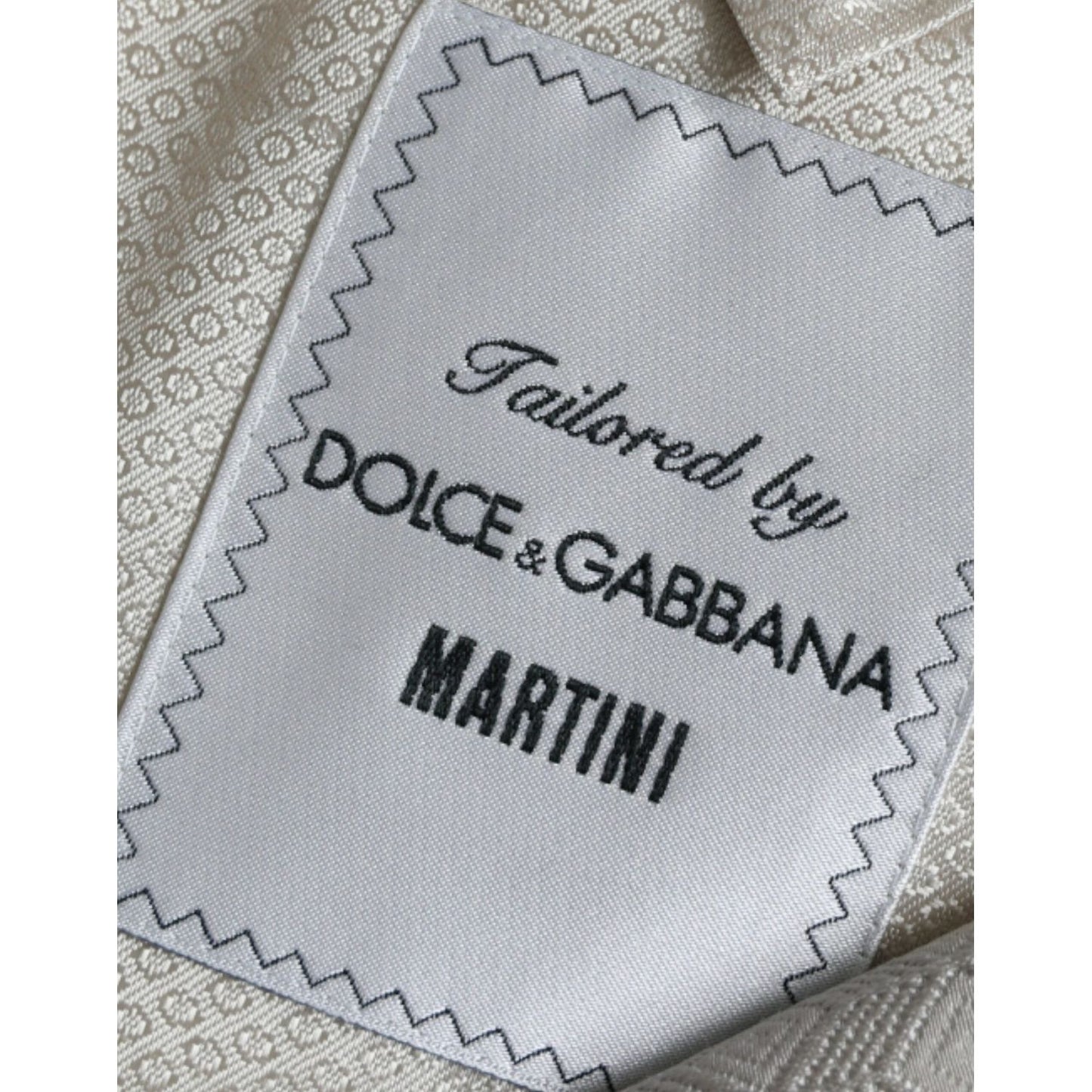Dolce & Gabbana Beige MARTINI Single Breasted Coat Blazer JKT4015-48