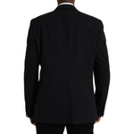 Dolce & Gabbana Black MARTINI Single Breasted Coat Blazer JKT4021-54