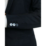 Dolce & Gabbana Blue GOLD Notch Single Breasted Coat Blazer JKT4025-50