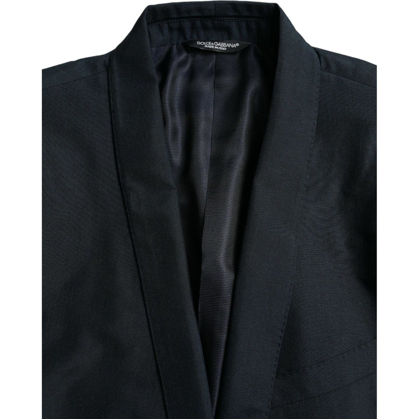 Dolce & Gabbana Blue GOLD Notch Single Breasted Coat Blazer JKT4025-50