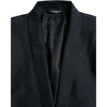 Dolce & Gabbana Blue GOLD Notch Single Breasted Coat Blazer JKT4025-50