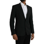 Dolce & Gabbana Blue MARTINI Shawl Single Breasted Blazer JKT4035-50