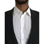 Dolce & Gabbana Blue MARTINI Shawl Single Breasted Blazer JKT4035-50