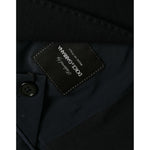 Dolce & Gabbana Black Wool Notch Single Breasted Coat Blazer JKT4041-50