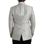 Dolce & Gabbana Off White MARTINI Double Breasted Coat Blazer JKT4043-46