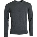 Dolce & Gabbana Dark Gray Wool Crew Neck Pullover Sweater TSH84590-52
