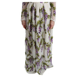 Dolce & Gabbana White Floral Embroidered Maxi Dress SIG60559-1