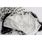 Dolce & Gabbana Black White Polka Dotted Floral Dress SIG60596-1