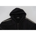 Dsquared² Black Embellished Full Zip Hooded Sweater TSH84019-48