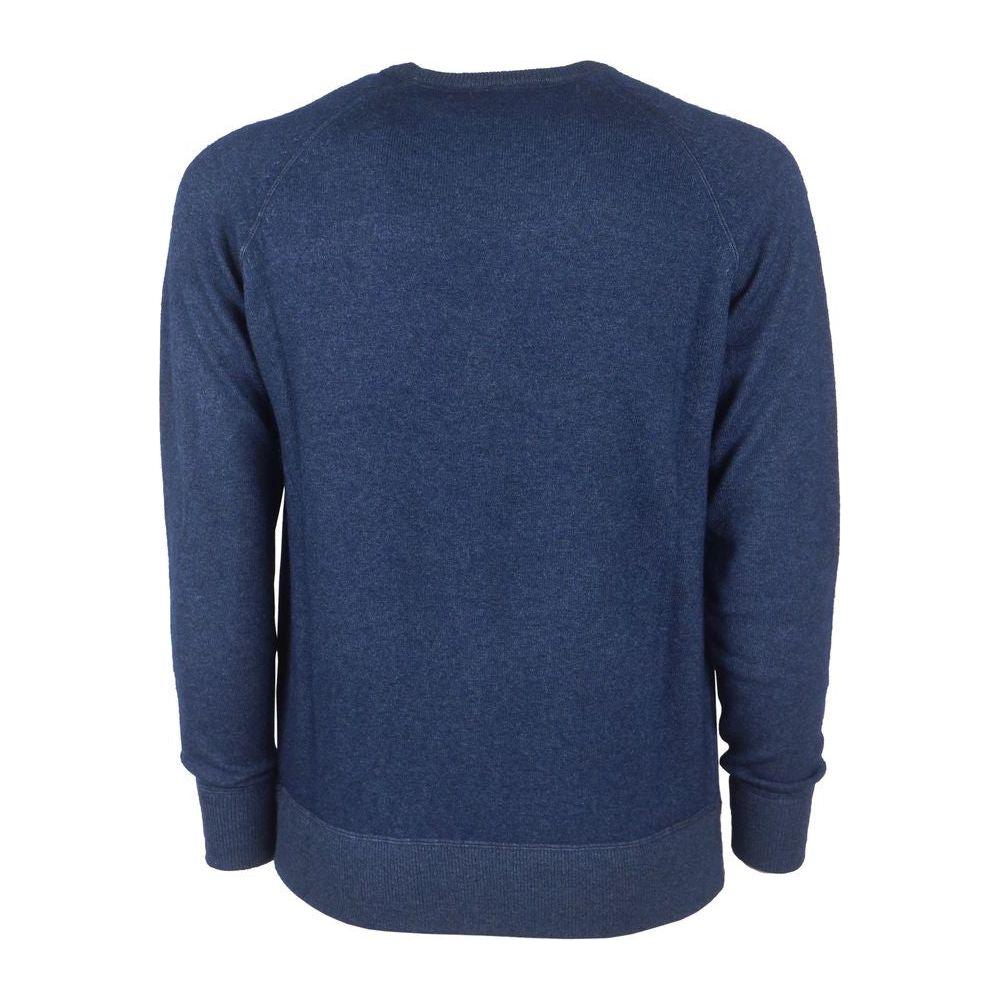 Emilio Romanelli Light Blue Cashmere Men Sweater EM-10759-IT56 | 3XL