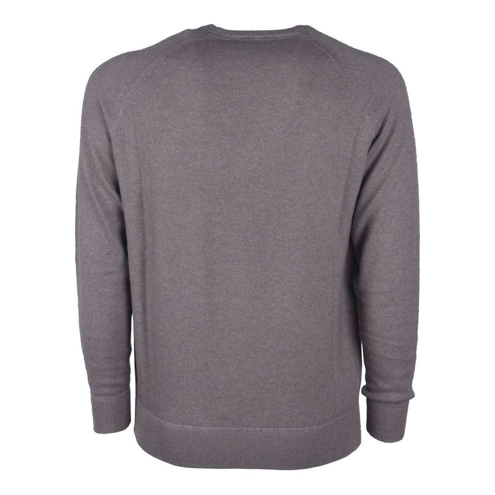 Emilio Romanelli Gray Cashmere Men Sweater EM-10758-IT56 | 3XL