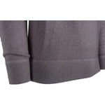 Emilio Romanelli Gray Cashmere Men Sweater EM-10758-IT56 | 3XL