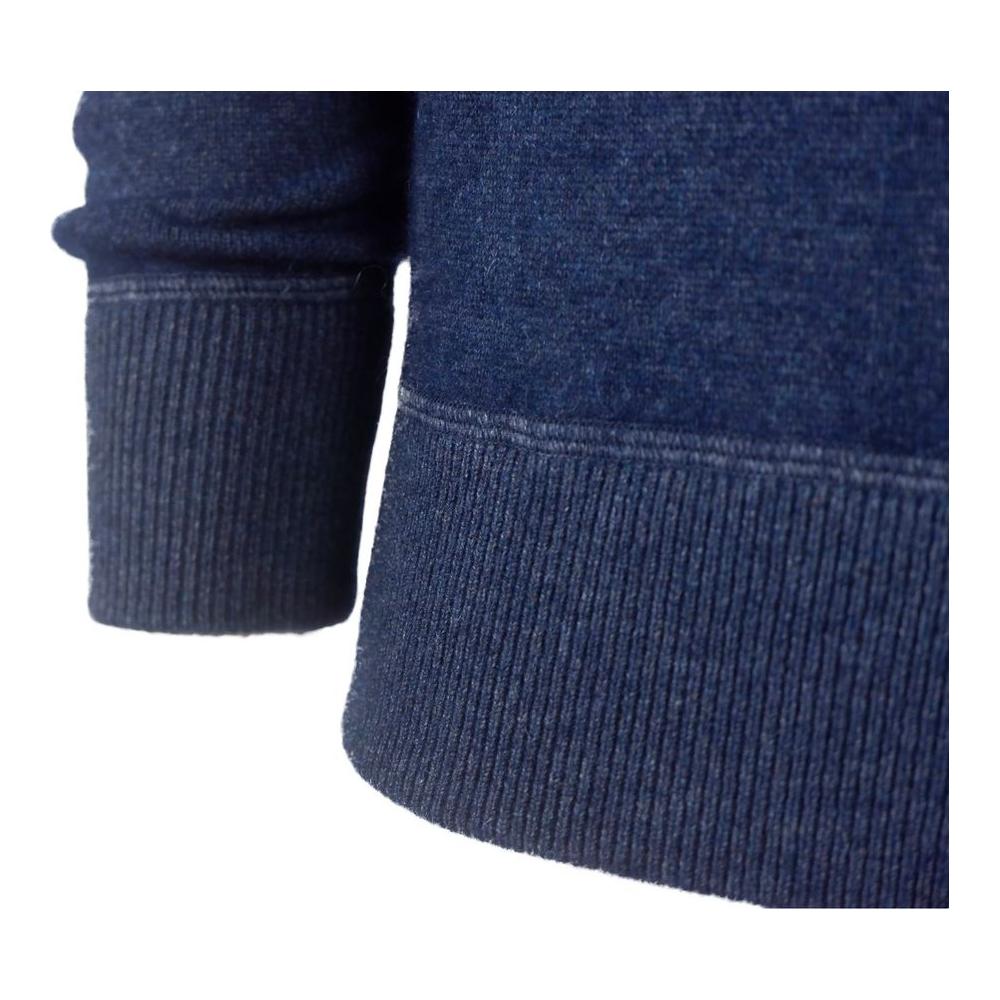 Emilio Romanelli Light Blue Cashmere Men Sweater EM-10759-IT56 | 3XL